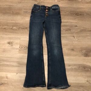 Girls Abercrombie high rise flare jeans